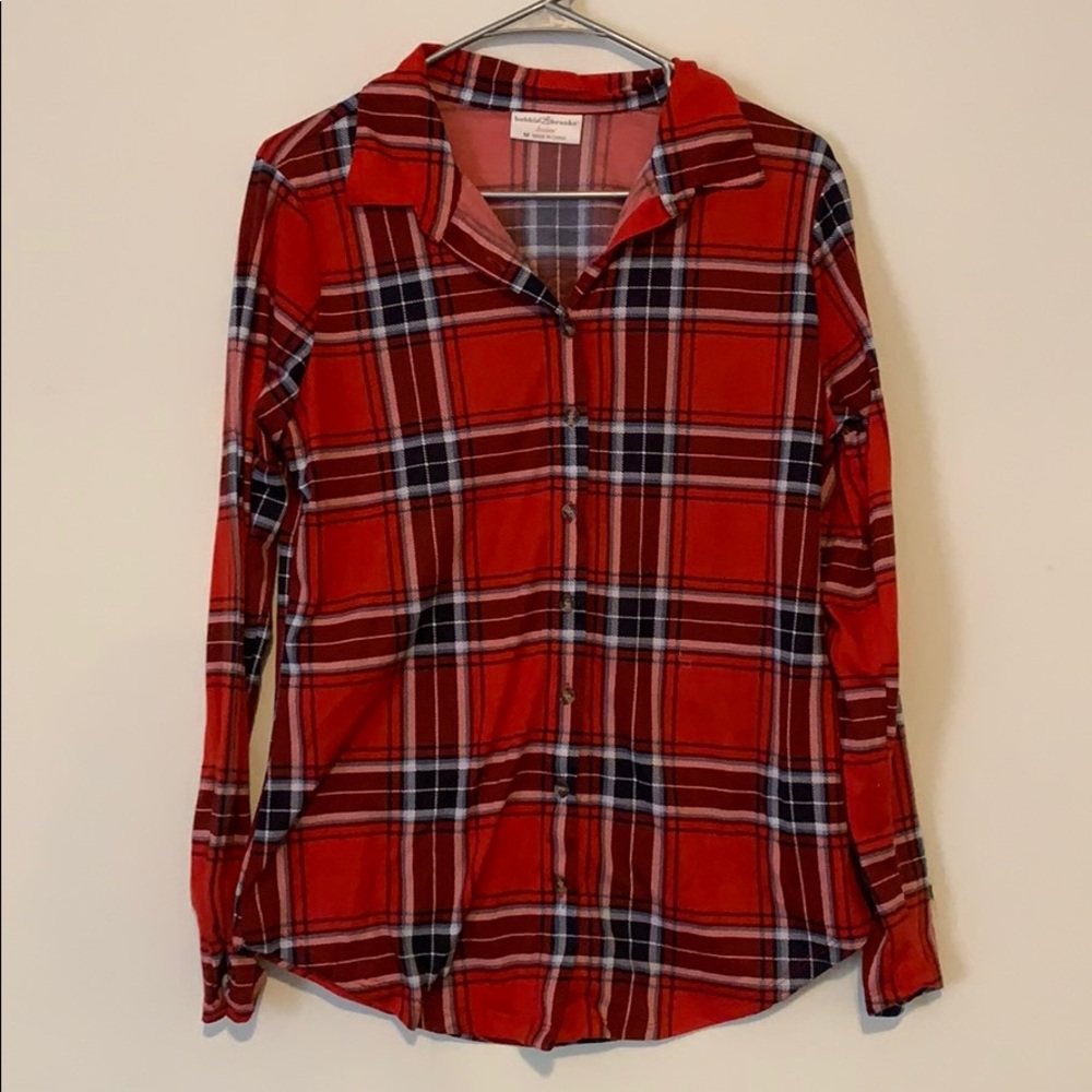 Long sleeve button up.
